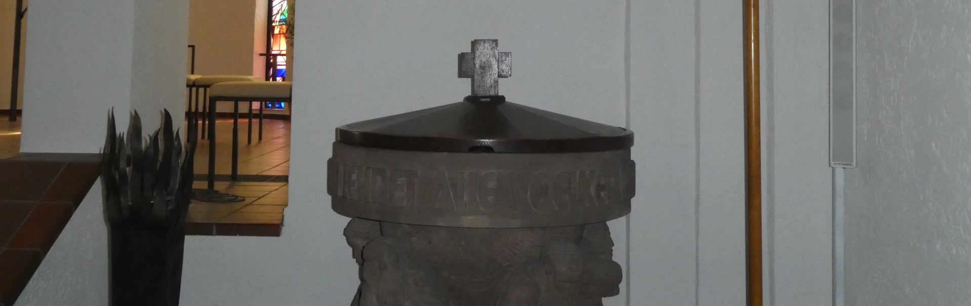 Taufbecken Kirche St. Bonifaz